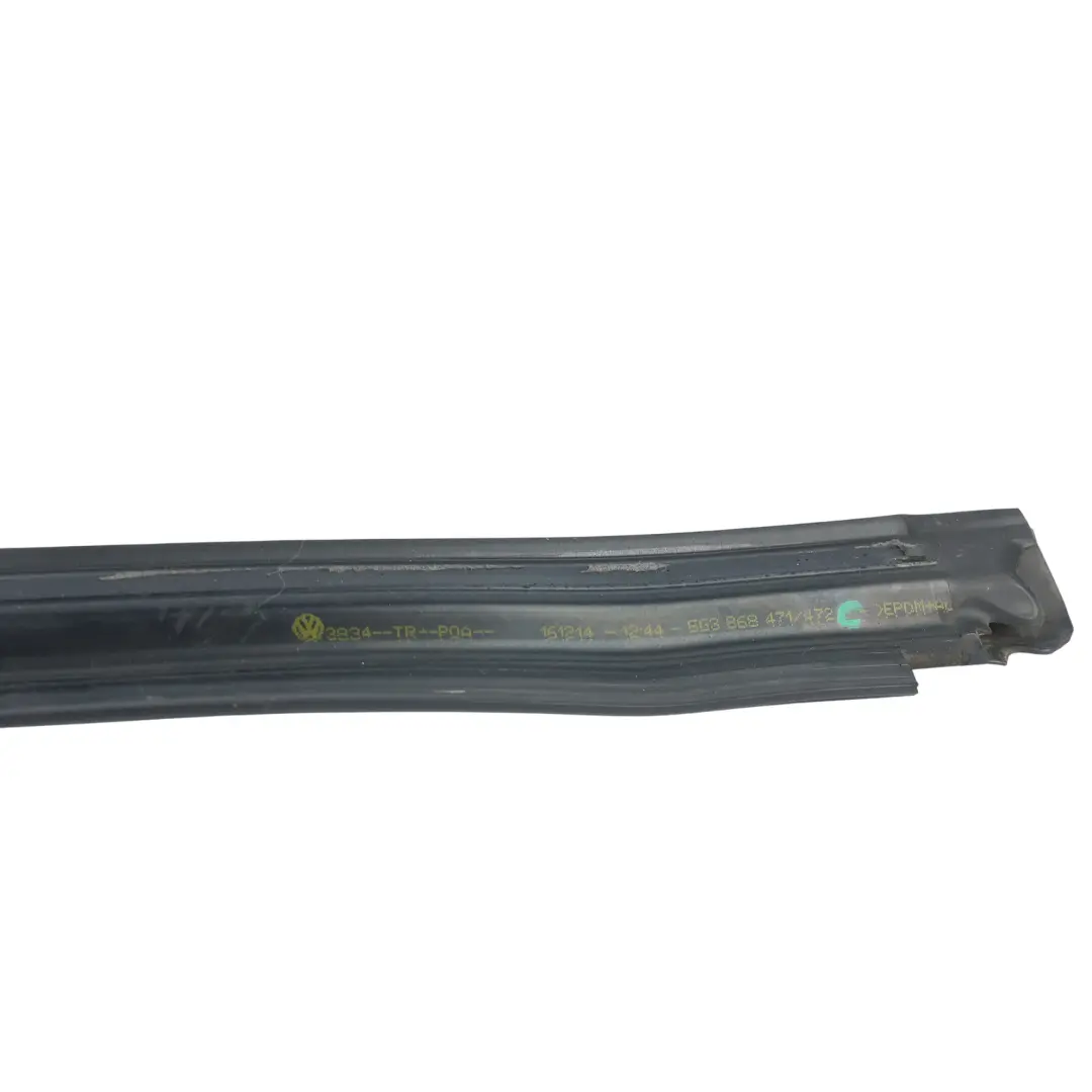 Volkswagen Golf Mk7 B-Pillar Outer Seal Window Lifter Left N/S - SKU 5G3868471C - Part number 5G3868471C