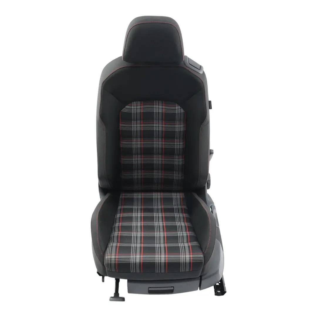 3Dr Seat Front Left N/S Interior Cloth Titanium Black Red to Volkswagen Golf Mk7 with Part number 5G3881805CG Volkswagen Golf Mk7 3Dr Seat Front Left N/S Interior Cloth Titanium Black Red - SKU 5G3881805CG-2 - Part number 5G3881805CG