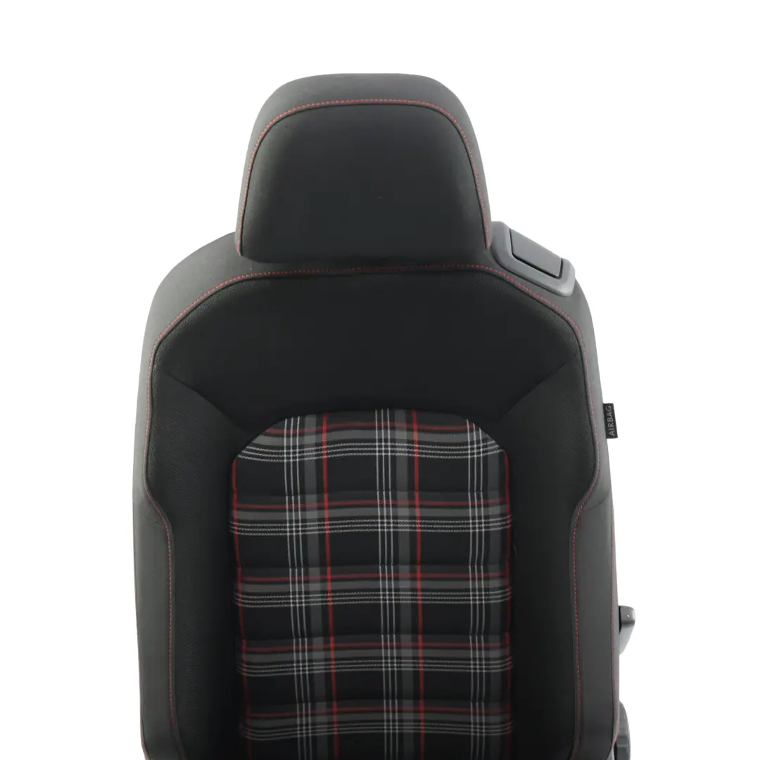 3Dr Seat Front Left N/S Interior Cloth Titanium Black Red to Volkswagen Golf Mk7 with Part number 5G3881805CG Volkswagen Golf Mk7 3Dr Seat Front Left N/S Interior Cloth Titanium Black Red - SKU 5G3881805CG-2 - Part number 5G3881805CG