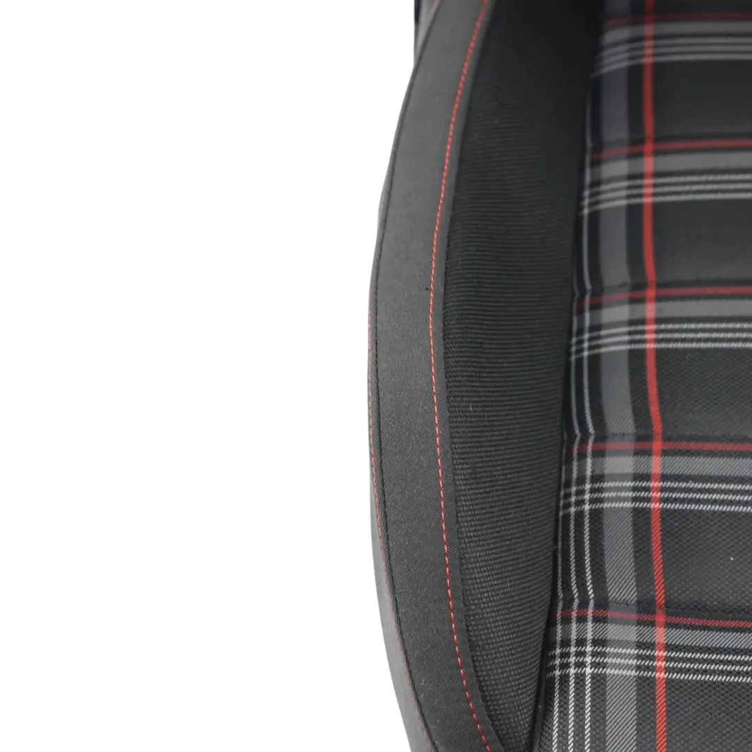 Volkswagen Golf Mk7 3Dr Seat Front Left N/S Interior Cloth Titanium Black Red - SKU 5G3881805CG-2 - Part number 5G3881805CG