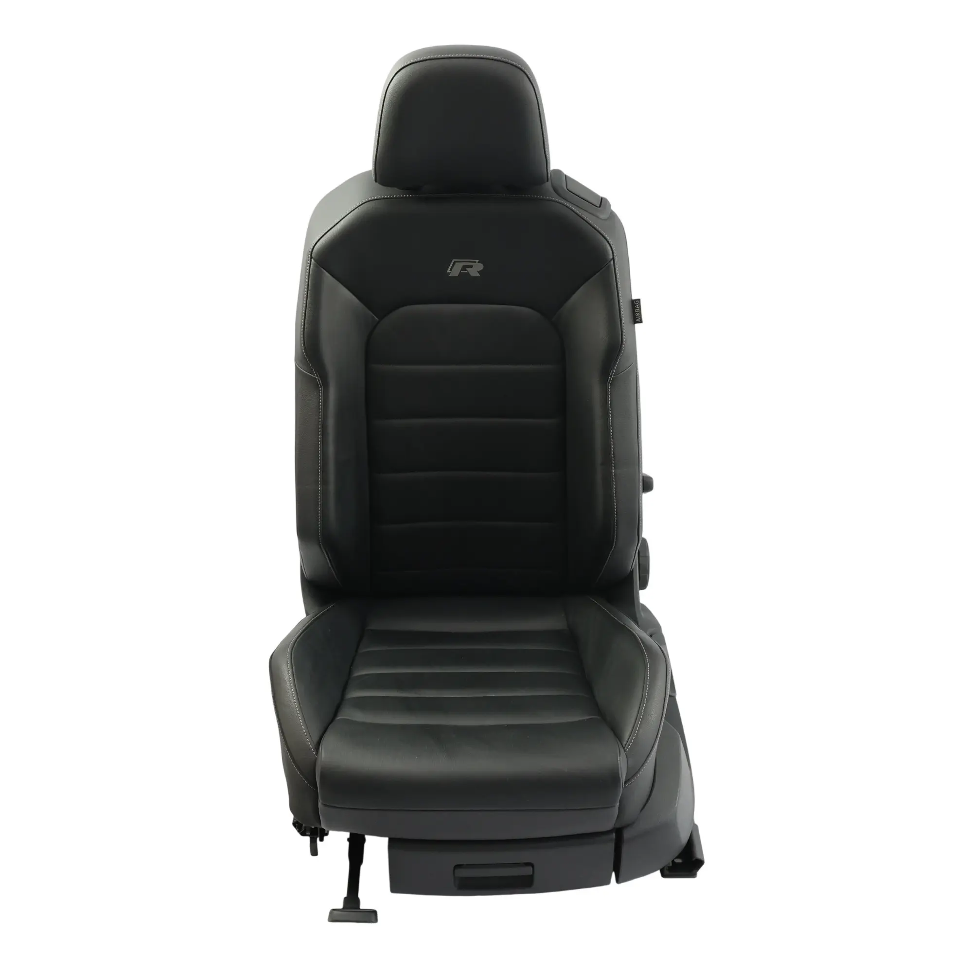 Volkswagen Golf R 5G R Front Seat Left N/S Leather Titanium Black Crystal Grey