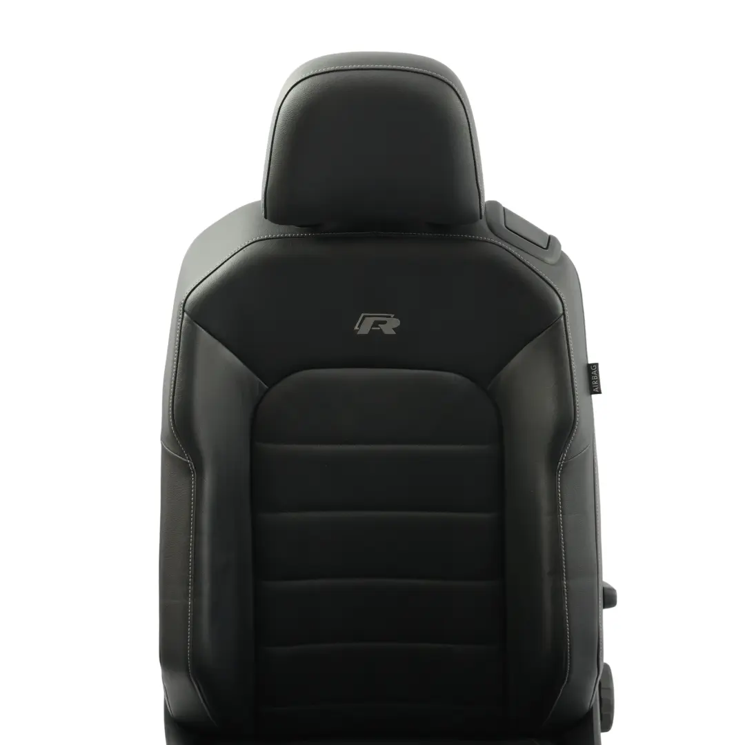 Volkswagen Golf R 5G R Front Seat Left N/S Leather Titanium Black Crystal Grey - SKU 5G3881805DC-1 - Part number 5G3881805DC