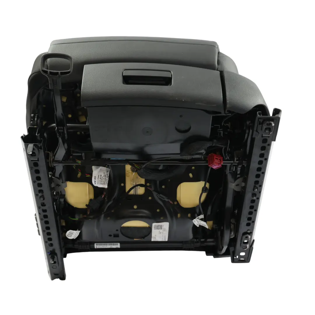 Volkswagen Golf R 5G Fotel Lewy Skóra Tytanowy Czarny Kryształowy Szary - SKU 5G3881805DC-1 - Numer Części 5G3881805DC