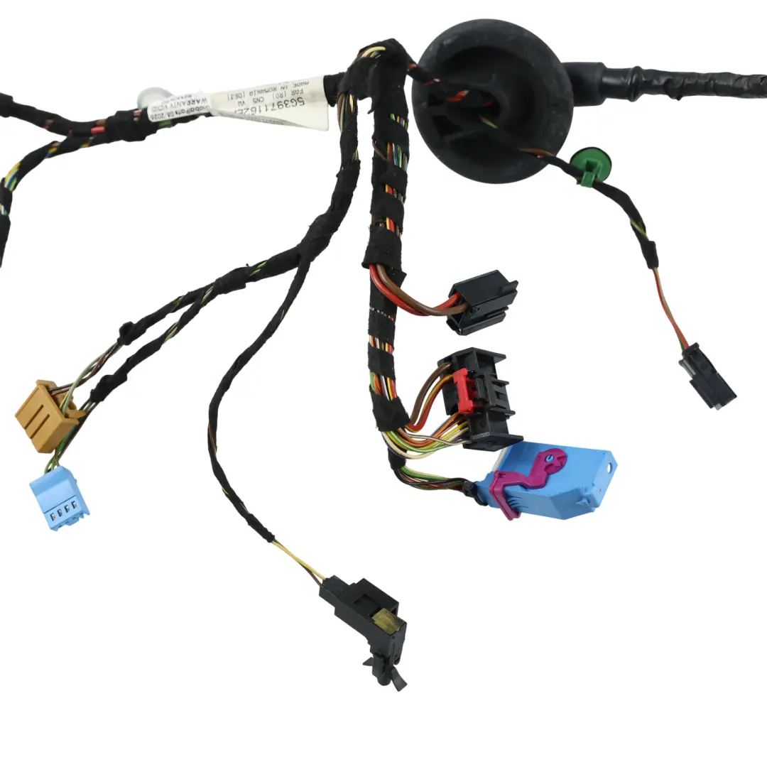 VW Golf 5G MK7 3D Front Door Wiring Loom Harness Driver's Side - SKU RHD-5G3971162EF - Part number 5G3971162EF