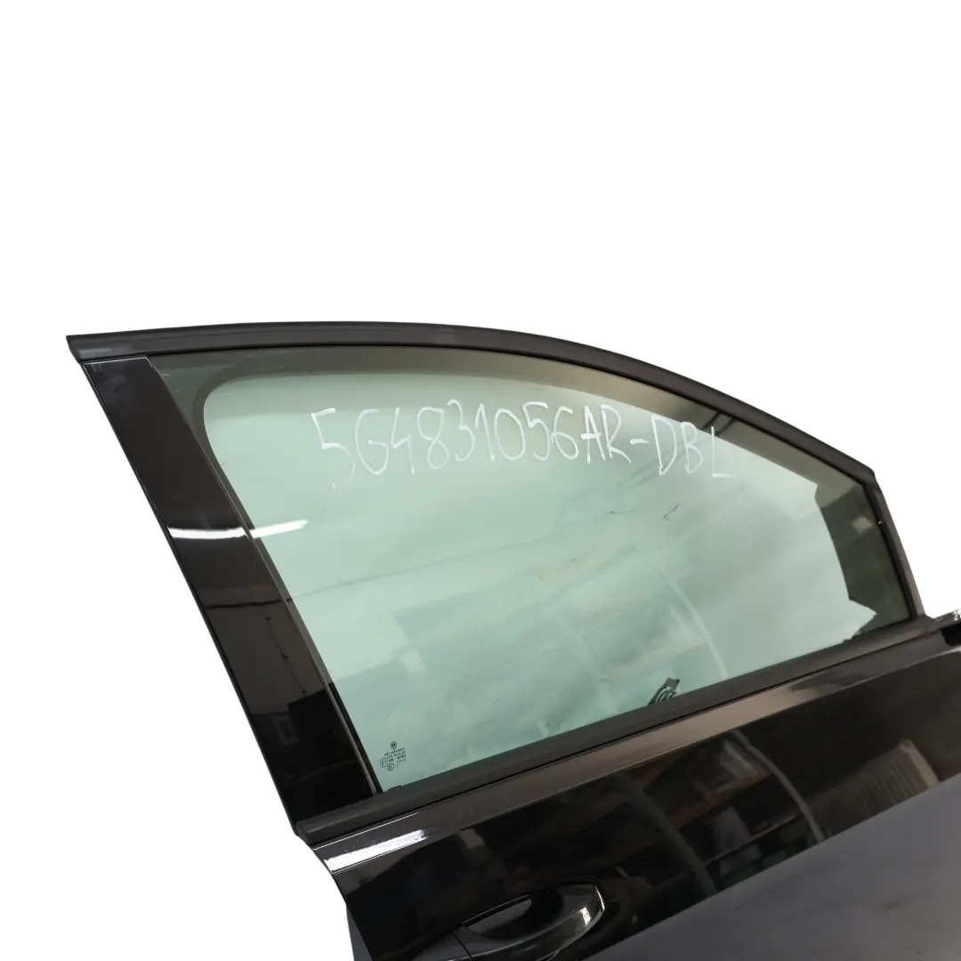 Volkswagen Golf Mk7 Door Front Right O/S 5 Door Deep Black Pearl Effect - C9X - SKU 5G4831056AR-DBL - Part number 5G4831056AR