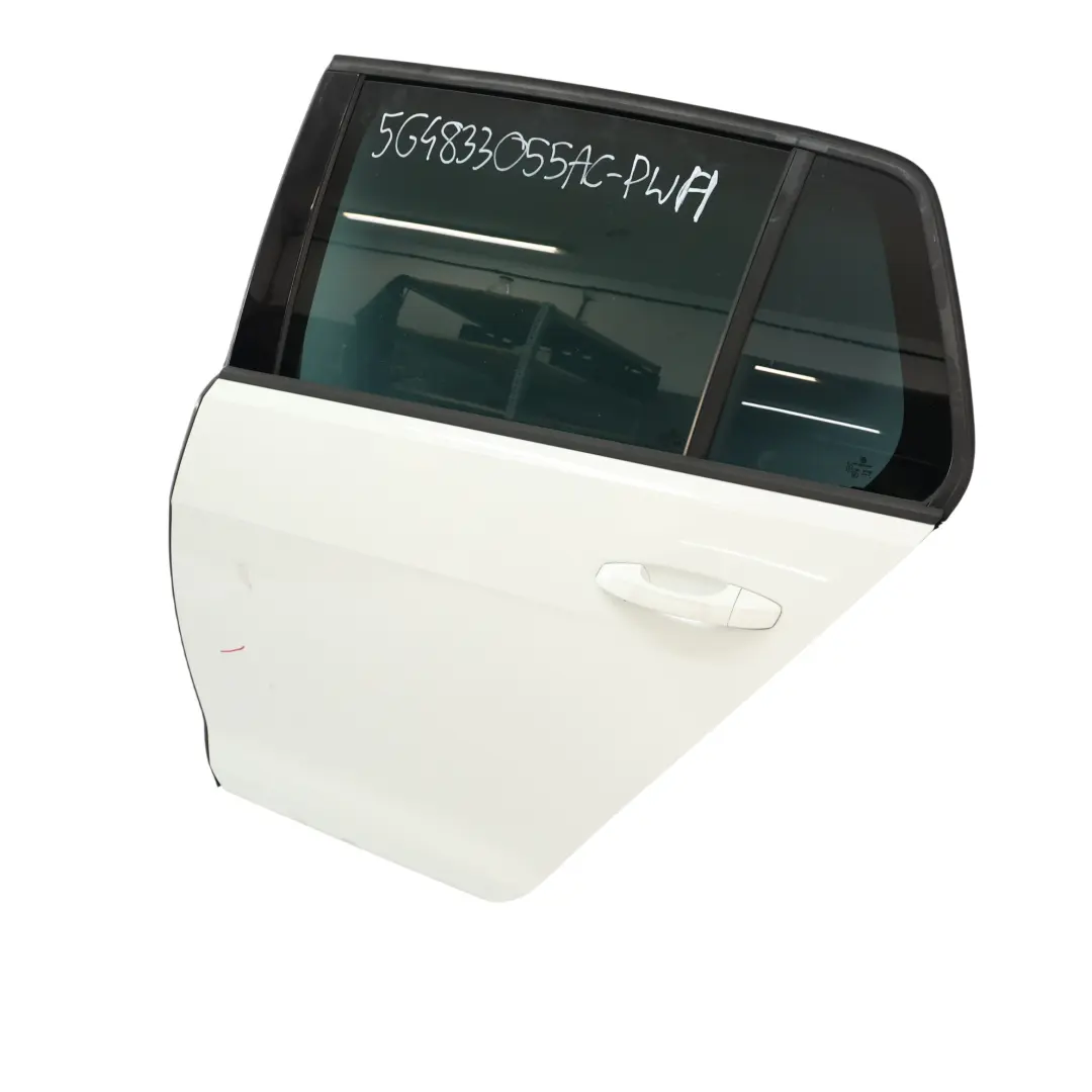 Tür Hinten Links Pure White Weiss - C9A für VW Volkswagen Golf 7 mit Teilenummer 5G4833055AC VW Volkswagen Golf 7 Tür Hinten Links Pure White Weiss - C9A - SKU 5G4833055AC-PWH - Teilenummer 5G4833055AC