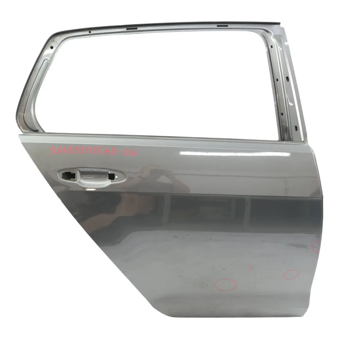 Volkswagen Golf Mk7 Rear Door Cover Panel Right O/S Indium Grey Metallic - R7H - SKU 5G4833056AD-IDG - Part number 5G4833056AD