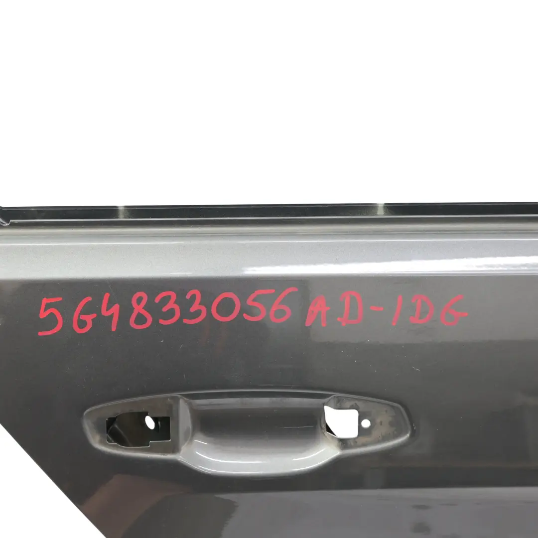 Door Cover Panel Right O/S Indium Grey Metallic - R7H to Volkswagen Golf Mk7 Rear with Part number 5G4833056AD Volkswagen Golf Mk7 Rear Door Cover Panel Right O/S Indium Grey Metallic - R7H - SKU 5G4833056AD-IDG - Part number 5G4833056AD