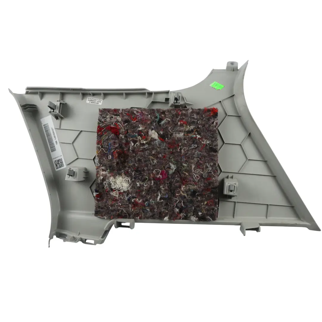 Pillar Rear Trim Cover Panel Grey Left N/S to Volkswagen Golf Mk7 C with Part number 5G4867287D Volkswagen Golf Mk7 C Pillar Rear Trim Cover Panel Grey Left N/S - SKU 5G4867287D-1 - Part number 5G4867287D