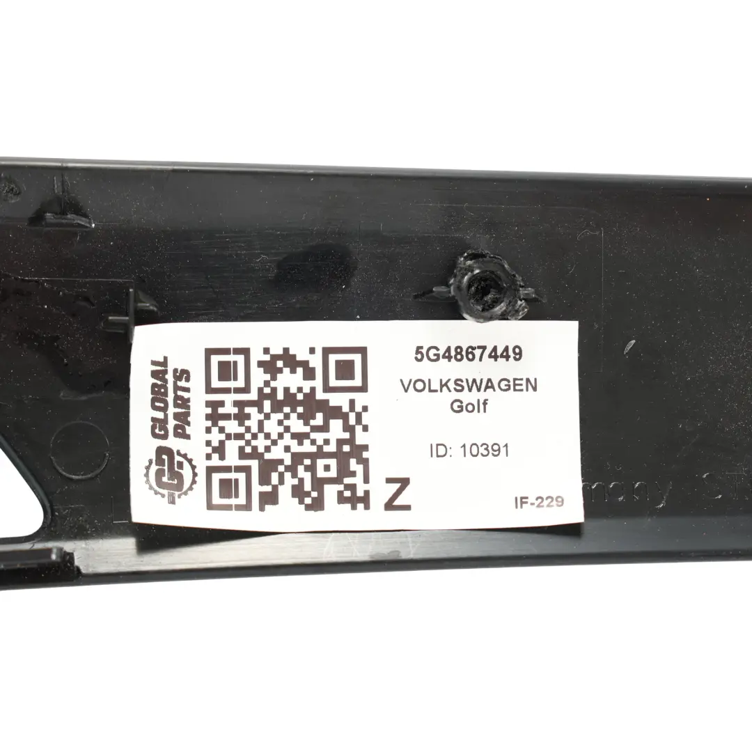 Door Card Trim Panel Rear Left N/S to Volkswagen Golf Mk7 with Part number 5G4867449 Volkswagen Golf Mk7 Door Card Trim Panel Rear Left N/S - SKU 5G4867449 - Part number 5G4867449