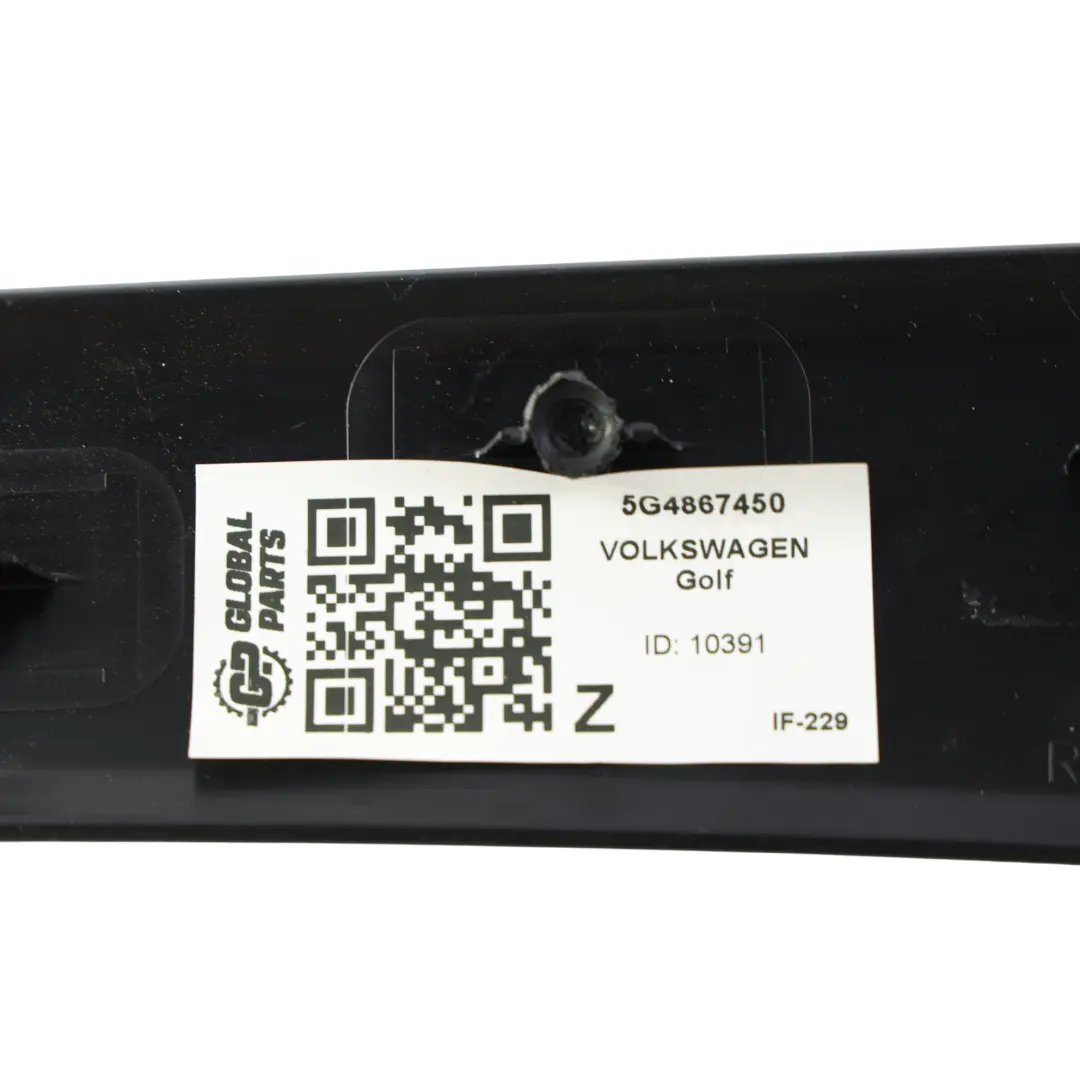 Türverkleidung Hinten Rechts Gebürstet Aluminium für Volkswagen Golf Mk7 mit Teilenummer 5G4867450 Volkswagen Golf Mk7 Türverkleidung Hinten Rechts Gebürstet Aluminium - SKU 5G4867450 - Teilenummer 5G4867450