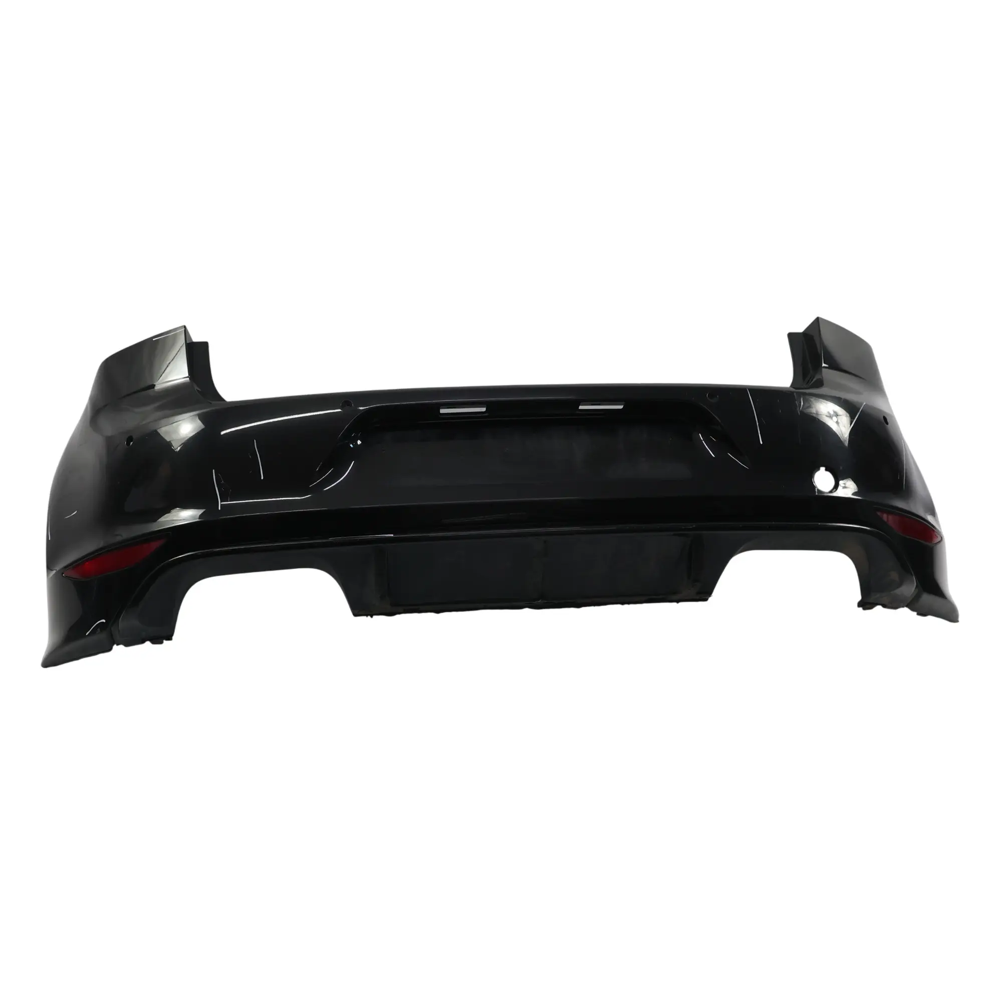 Volkswagen Golf Mk7 R Rear Bumper Cover 5G6807421E Deep Black Pearl Effect - C9X