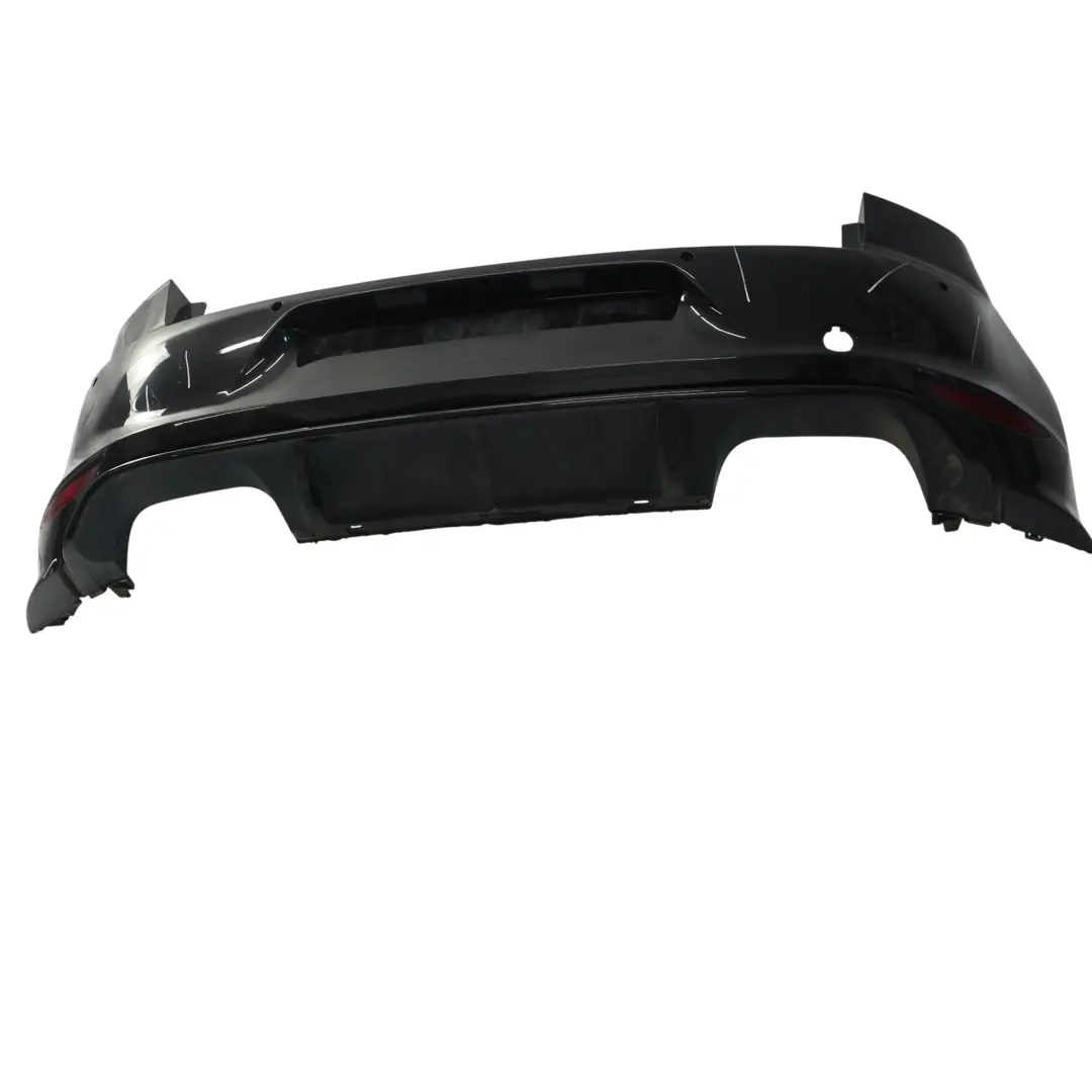 Bumper Cover Deep Black Pearl Effect - C9X to Volkswagen Golf Mk7 R Rear with Part number 5G6807421E Volkswagen Golf Mk7 R Rear Bumper Cover Deep Black Pearl Effect - C9X - SKU 5G6807421E-DBL - Part number 5G6807421E
