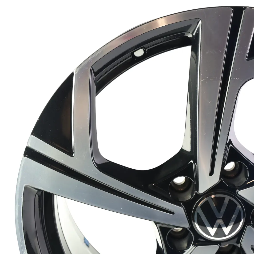 Volkswagen Golf Mk8 Jante Alliage Argent/Noir 18" 7,5J ET51 5/112 5H0601025 - SKU 5H0601025Q-1 - Numéro de pièce 5H0601025Q