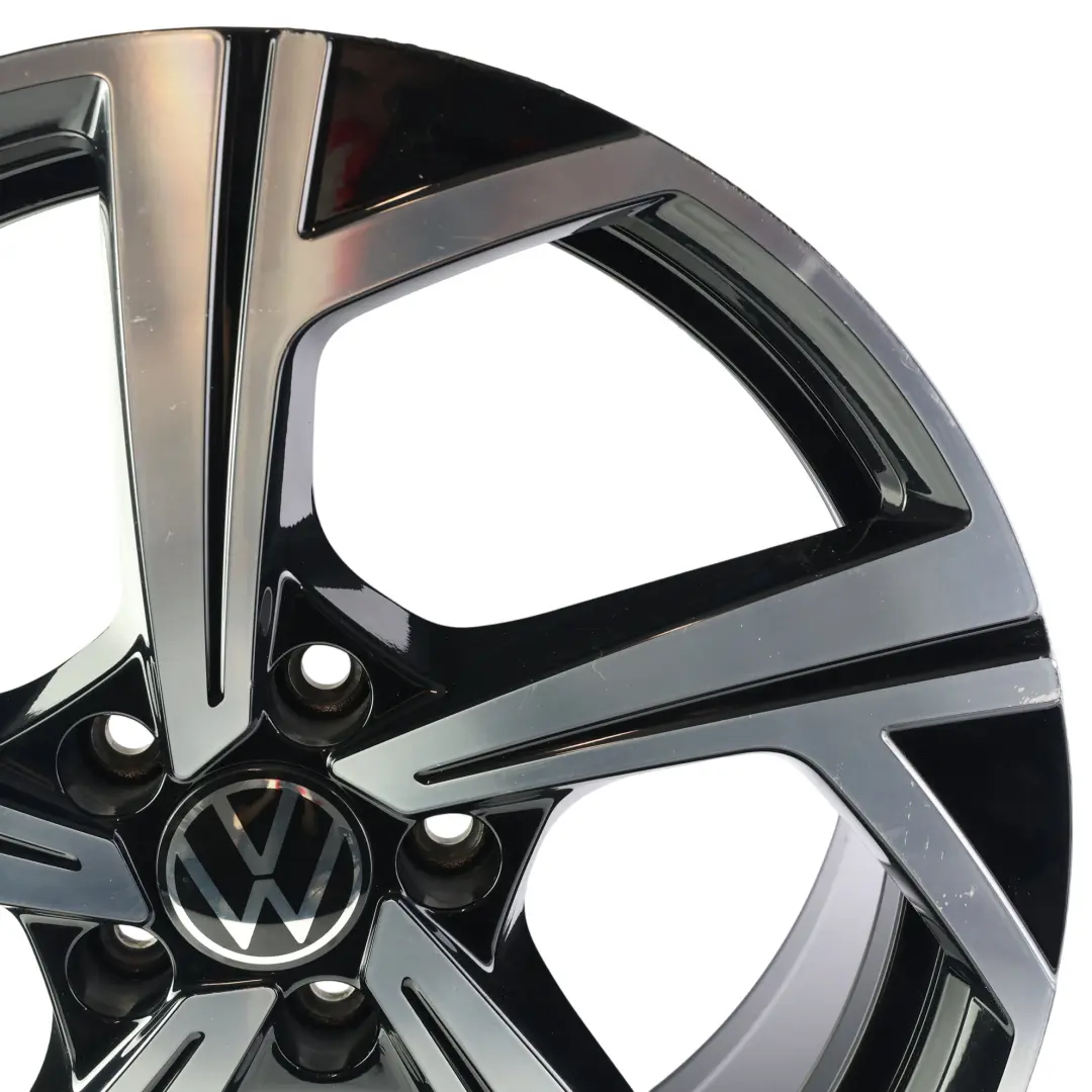 Volkswagen Golf Mk8 Llanta Aleación Plata/Negro 18" 7,5J ET51 5/112 5H0601025 - SKU 5H0601025Q-1 - Número de pieza 5H0601025Q