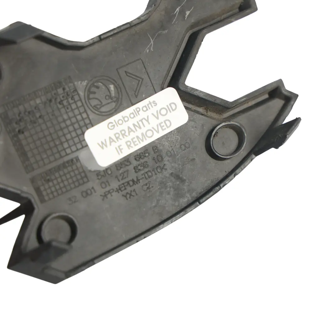 Kratka Zderzaka Przód Lewa Czarna Satynowa do Skoda Fabia RS 5J o numerze 5J0853665B Skoda Fabia RS 5J Kratka Zderzaka Przód Lewa Czarna Satynowa - SKU 5J0853665B - Numer Części 5J0853665B