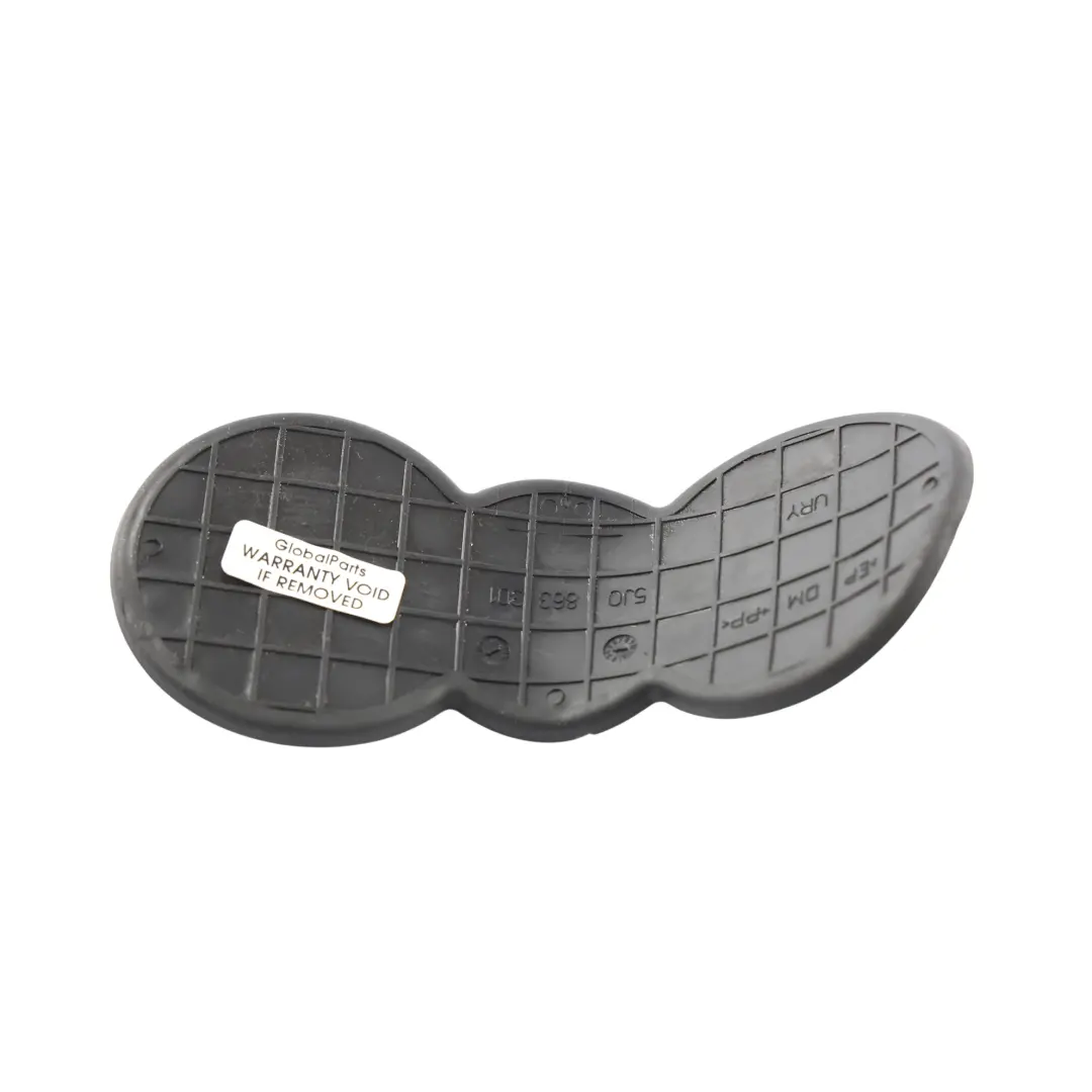 Centre Console Cup Holder Insert Mat Rubber Front to Skoda Fabia RS 5J with Part number 5J0863301 Skoda Fabia RS 5J Centre Console Cup Holder Insert Mat Rubber Front - SKU 5J0863301 - Part number 5J0863301