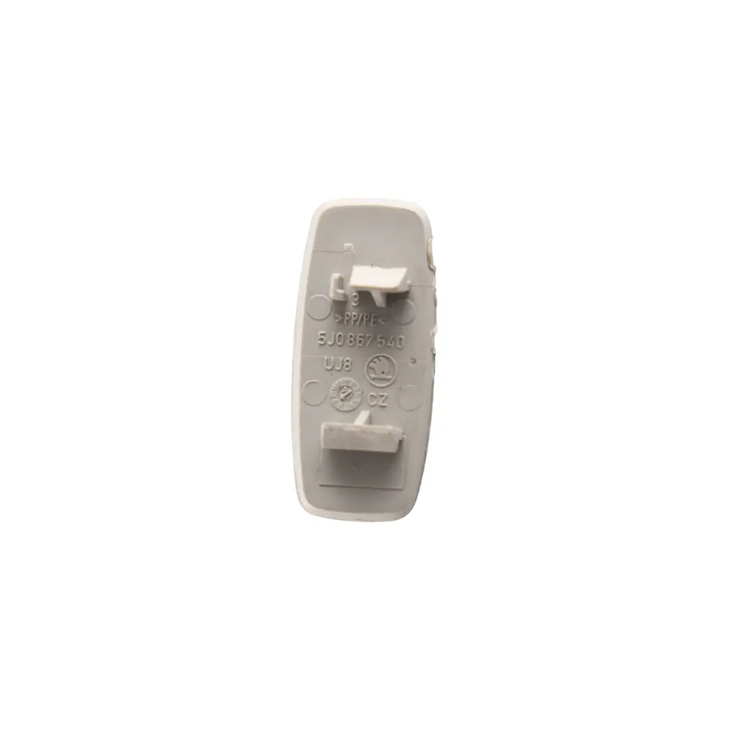 Skoda Fabia 5J Interior Pillar Trim Cover Panel Cap Grey - SKU 5J0867540 - Part number 5J0867540