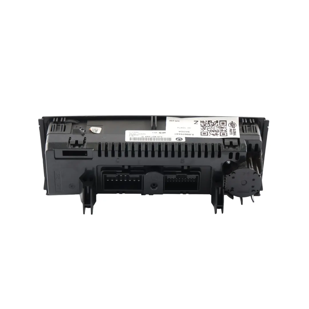 Skoda Fabia RS 5J MK2 Climate Heater Control Unit AC Button Switch - SKU 5J0907044C - Part number 5J0907044C