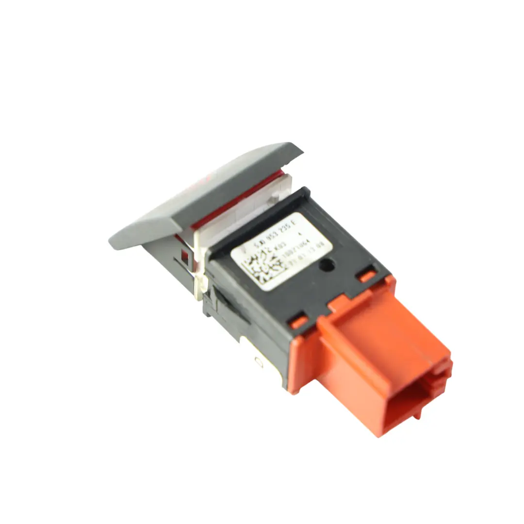 Skoda Fabia MK2 5J Bouton Interrupteur Feux Détresse - SKU 5J0953235E - Numéro de pièce 5J0953235E