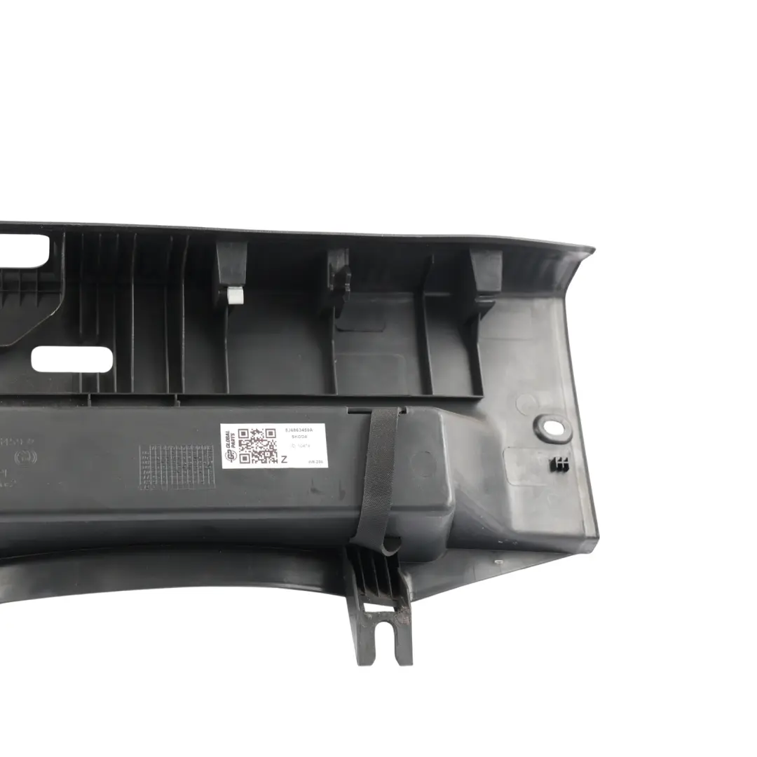 Skoda Fabia 5J Mk2 Estate Boot Lip Sill Trim Cover Panel Carrier - SKU 5J6863459A - Part number 5J6863459A