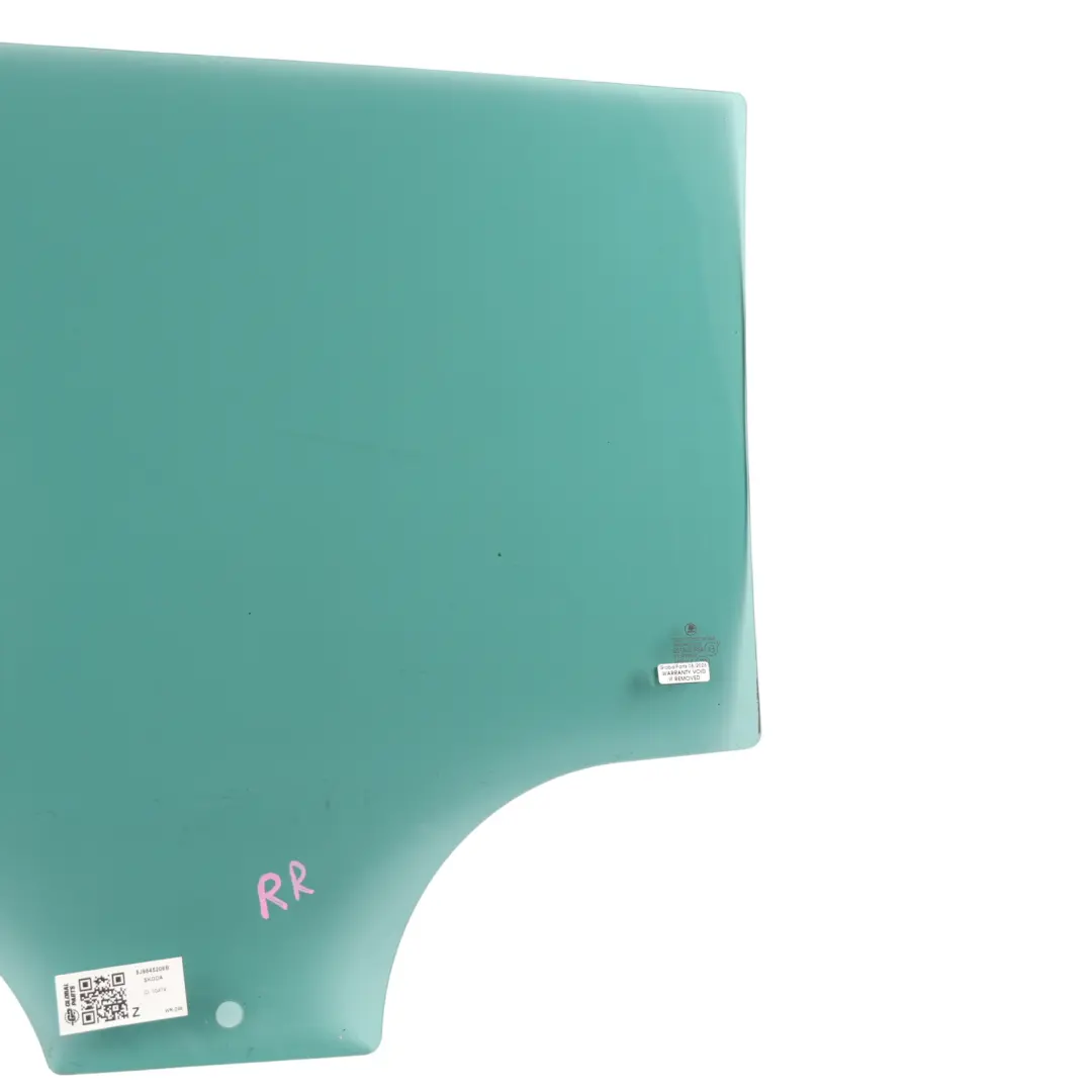 Skoda Fabia 5J Mk2 Door Window Glass Tinted AS3 Rear Right O/S - SKU 5J9845206B - Part number 5J9845206B