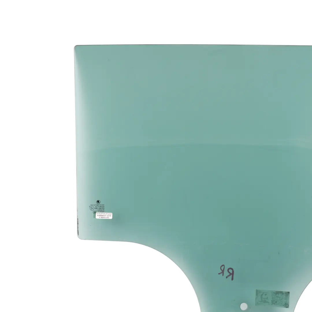Skoda Fabia 5J Mk2 Door Window Glass Tinted AS3 Rear Right O/S - SKU 5J9845206B - Part number 5J9845206B