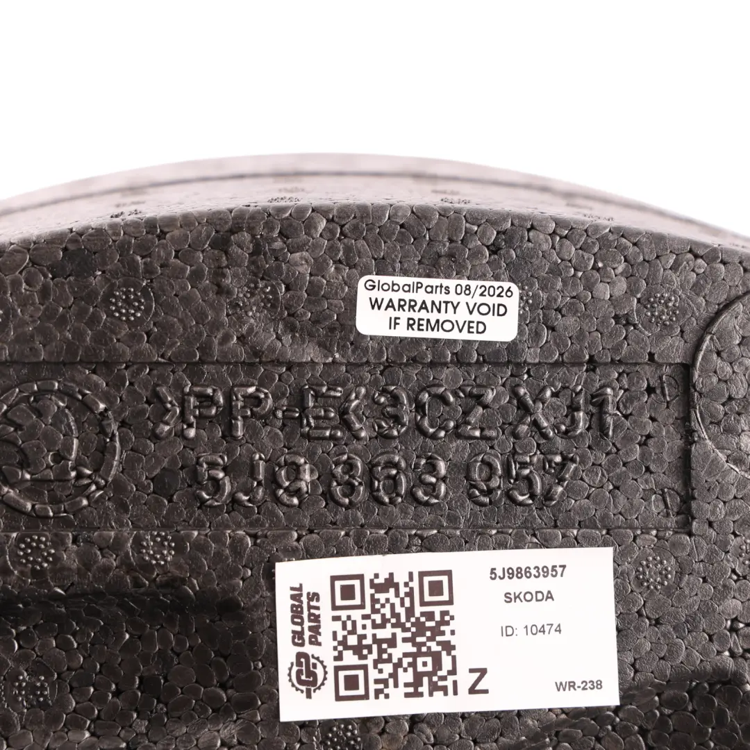 Skoda Fabia Mk2 Boot Foam Storage Support Tool Tray - SKU 5J9863957 - Part number 5J9863957