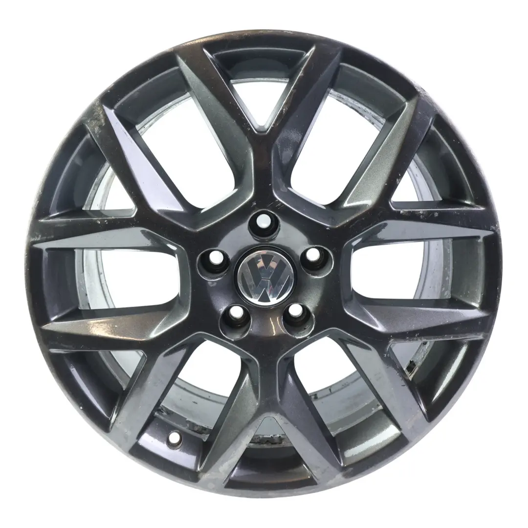 Mk6 Alloy Wheel Rim Grey 18" 7,5J ET:51 Watkins Glen to Volkswagen Golf with Part number 5K0601025AG Volkswagen Golf Mk6 Alloy Wheel Rim Grey 18" 7,5J ET:51 Watkins Glen - SKU 5K0601025AG-2 - Part number 5K0601025AG