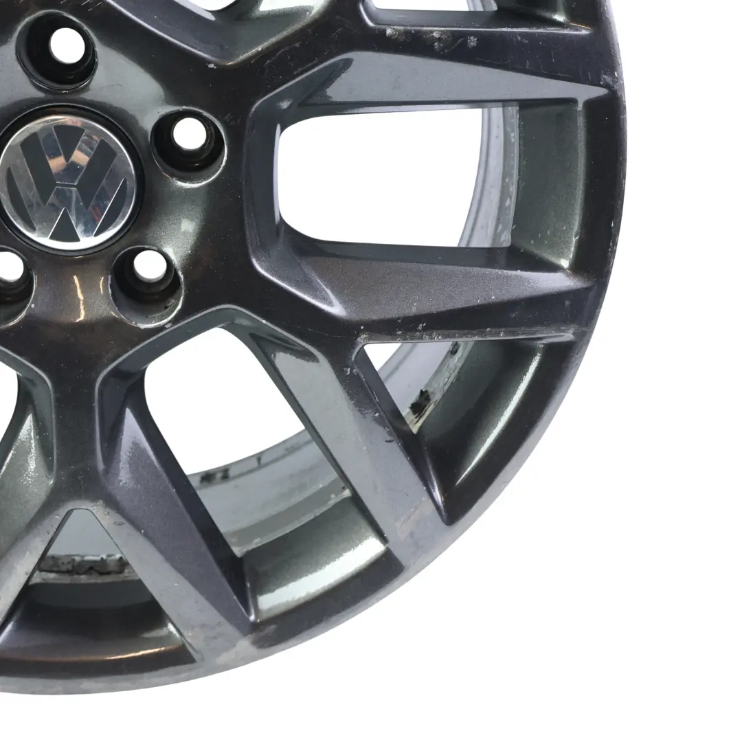 Mk6 Alloy Wheel Rim Grey 18" 7,5J ET:51 Watkins Glen to Volkswagen Golf with Part number 5K0601025AG Volkswagen Golf Mk6 Alloy Wheel Rim Grey 18" 7,5J ET:51 Watkins Glen - SKU 5K0601025AG-2 - Part number 5K0601025AG