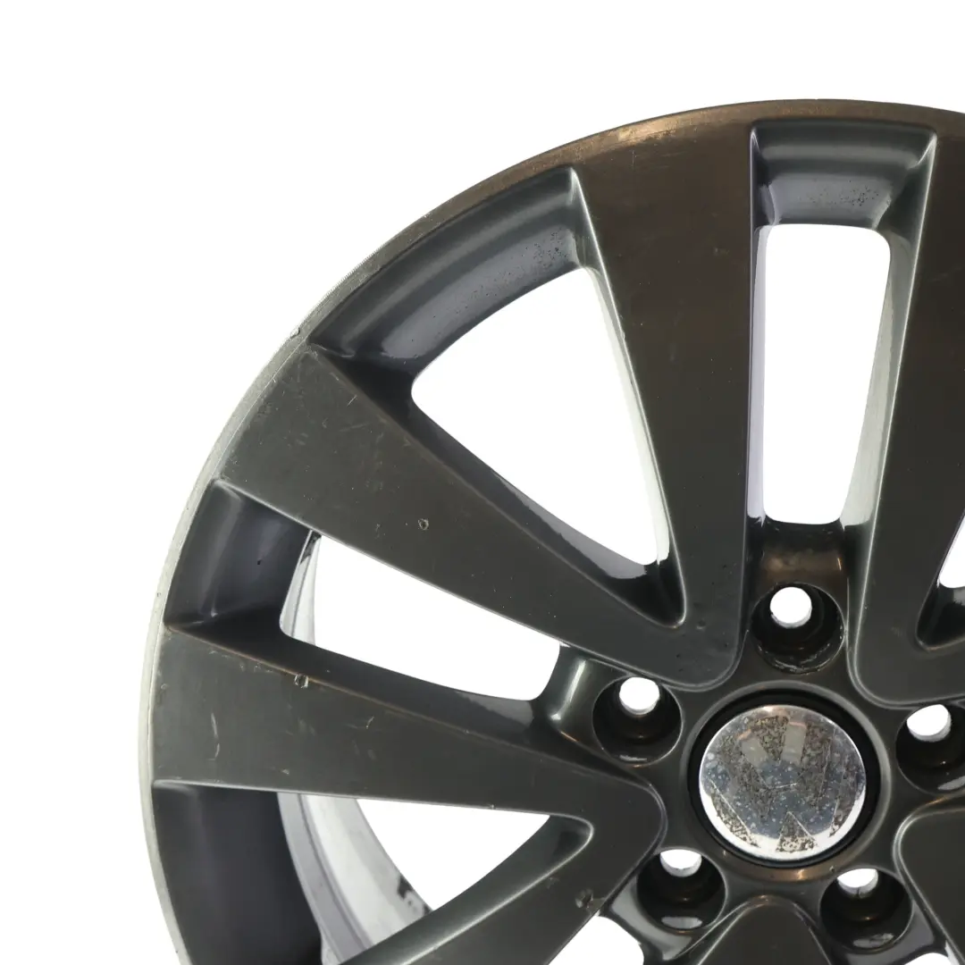 Volkswagen Golf GTD 5K Czarna Felga Aluminiowa 17" 7J ET54 5x112 - SKU 5K0601025R-1 - Numer Części 5K0601025R