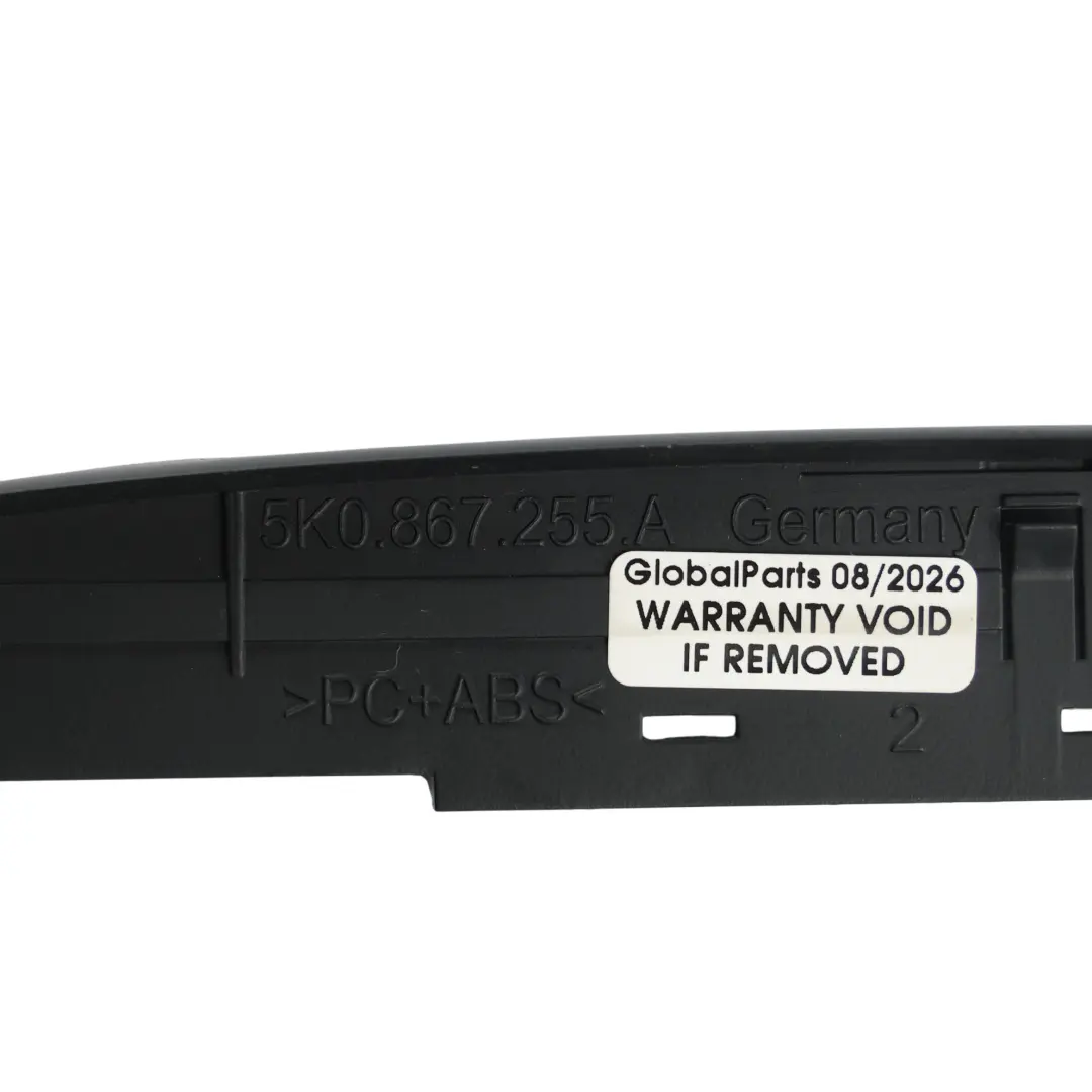 MK6 Interruptor Ventana Eléctrica Delantero Izquierdo para Volkswagen Golf con número de pieza 5K0867255A Volkswagen Golf MK6 Interruptor Ventana Eléctrica Delantero Izquierdo - SKU 5K0867255A-1 - Número de pieza 5K0867255A