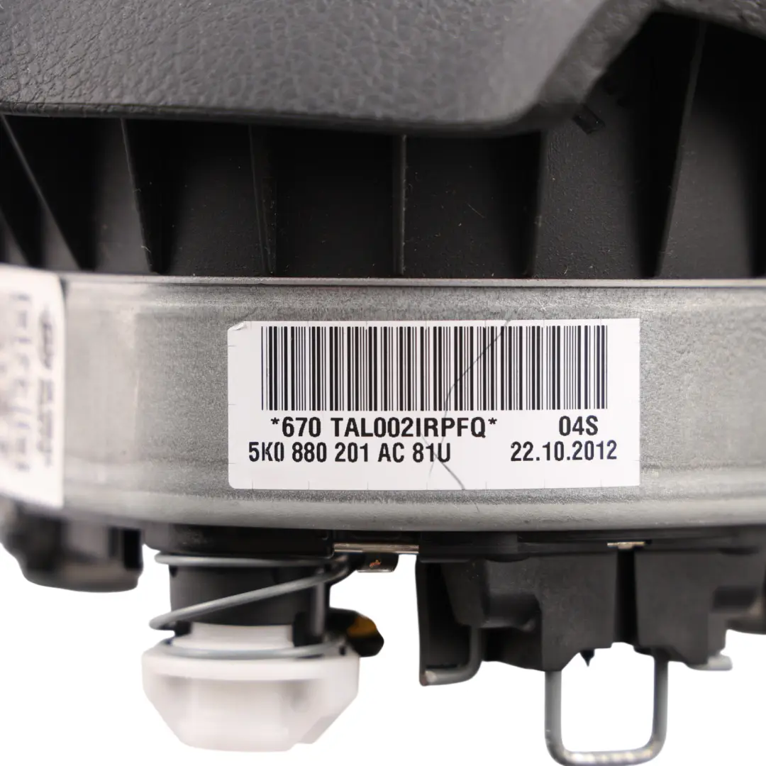 Mk3 Steering Wheel Driver's Side Air Module to Volkswagen Scirocco with Part number 5K0880201AC Volkswagen Scirocco Mk3 Steering Wheel Driver's Side Air Module - SKU 5K0880201AC - Part number 5K0880201AC