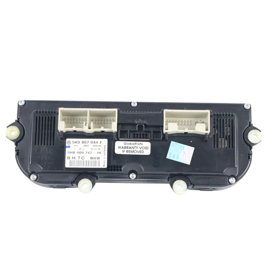 7N Pannello Unità Interruttore Climatizzatore per Volkswagen Sharan con numero di parte 5K0907044F Volkswagen Sharan 7N Pannello Unità Interruttore Climatizzatore - SKU 5K0907044F - Numero di parte 5K0907044F