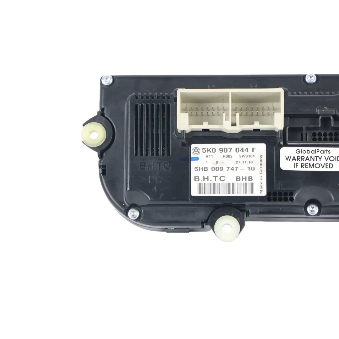 Volkswagen Sharan 7N Pannello Unità Interruttore Climatizzatore - SKU 5K0907044F - Numero di parte 5K0907044F