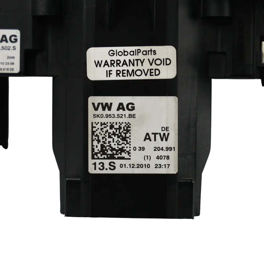 Volkswagen Sharan 7N Leva Indicatori Tergicristalli Cruise Control - SKU 5K0953521BE - Numero di parte 5K0953521BE