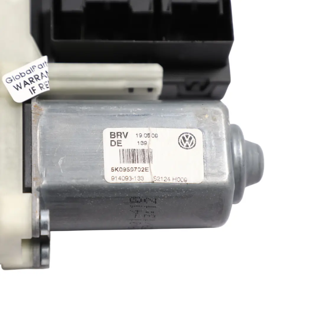 Volkswagen Golf Mk6 Window Lifter Motor Front Passenger Side 5K0959702C - SKU 5K0959702A - Part number 5K0959702A