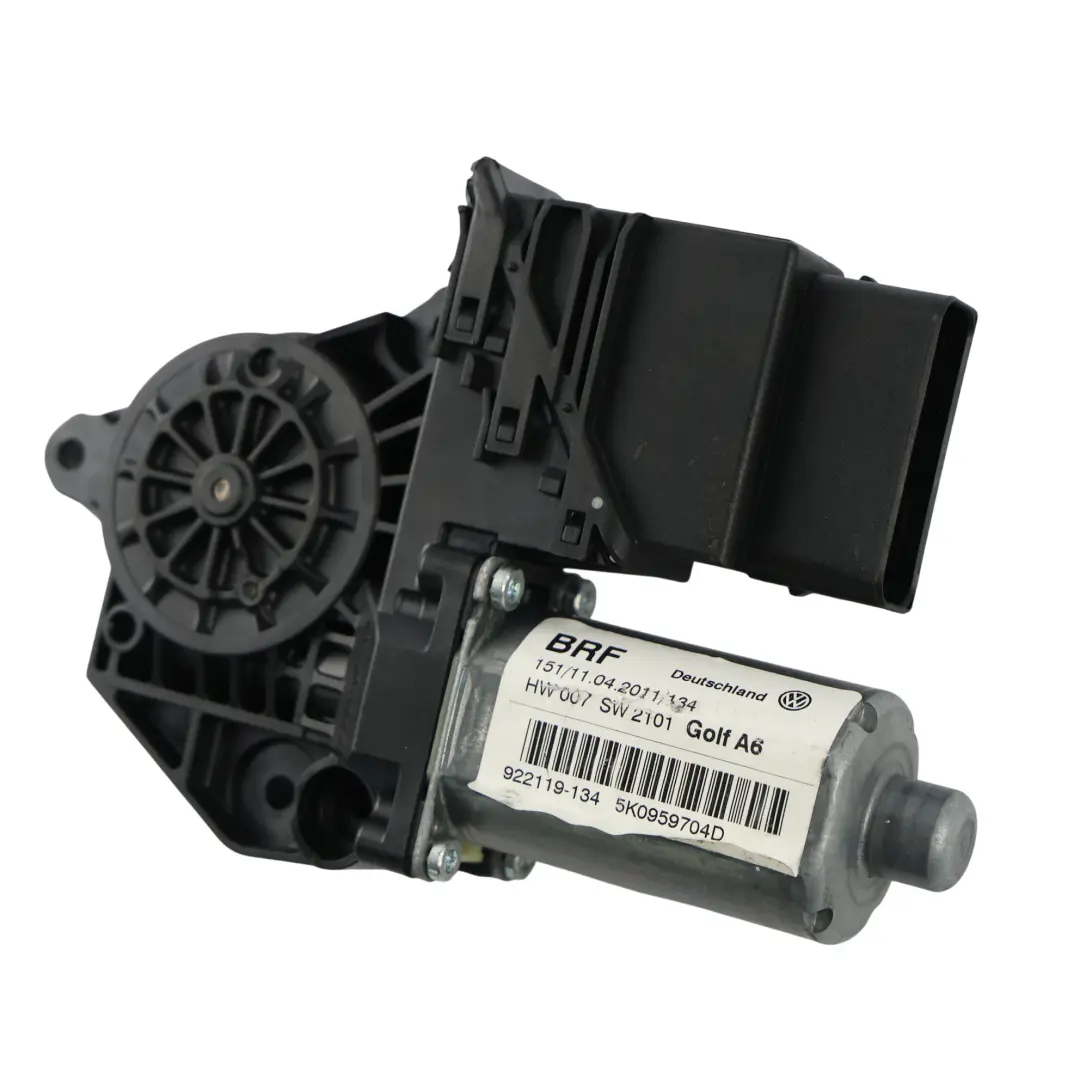 Volkswagen Golf Mk6 5Dr Rear Door Window Lifter Motor Right O/S - SKU 5K0959795 - Part number 5K0959795