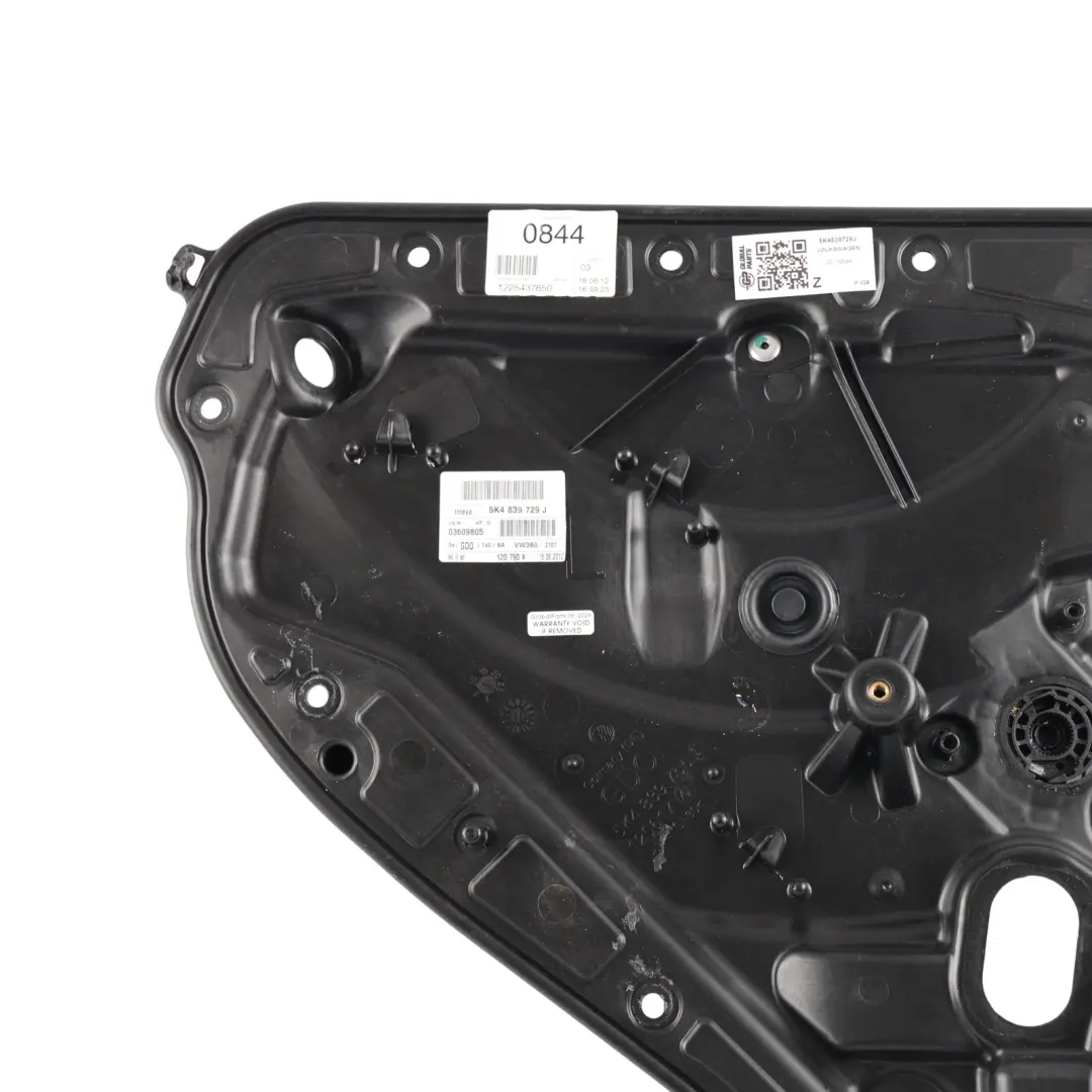 Mk6 Door Window Lifter Regulator Rear Left N/S to Volkswagen Golf with Part number 5K4839729J Volkswagen Golf Mk6 Door Window Lifter Regulator Rear Left N/S - SKU 5K4839729J - Part number 5K4839729J