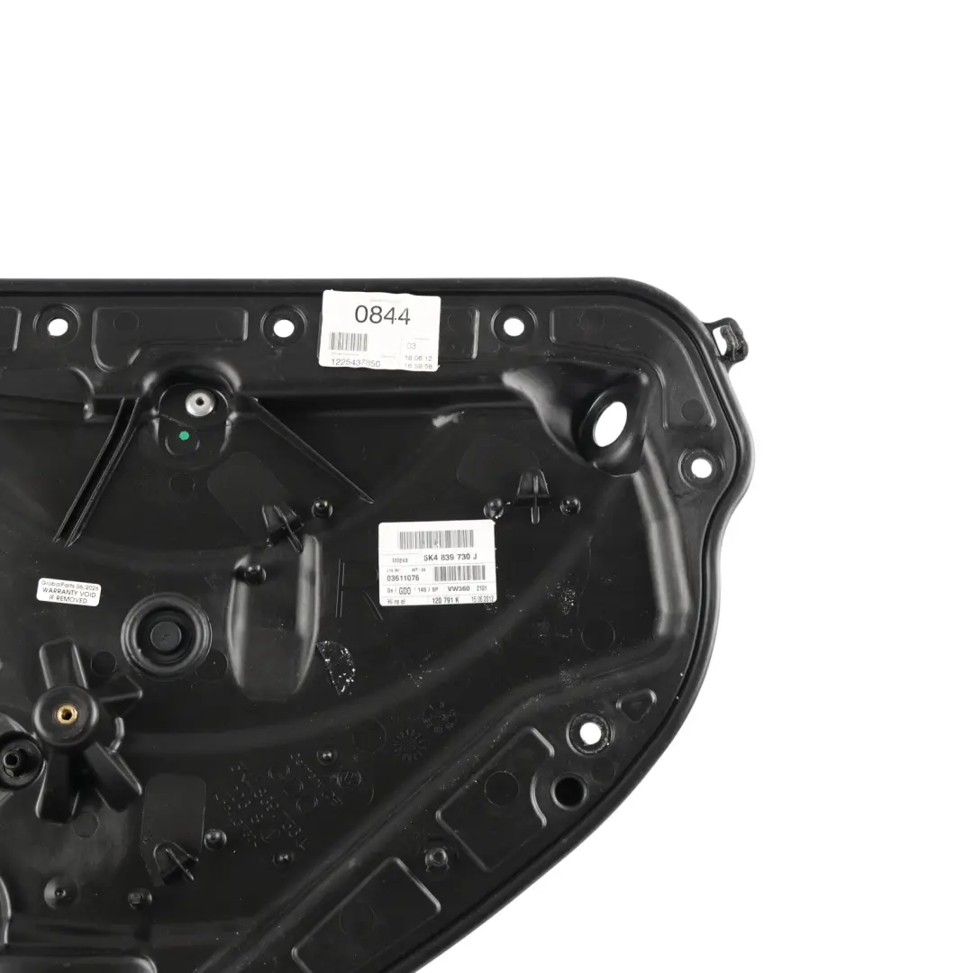 Mk6 Door Window Lifter Regulator Rear Right O/S to Volkswagen Golf with Part number 5K4839730J Volkswagen Golf Mk6 Door Window Lifter Regulator Rear Right O/S - SKU 5K4839730J - Part number 5K4839730J