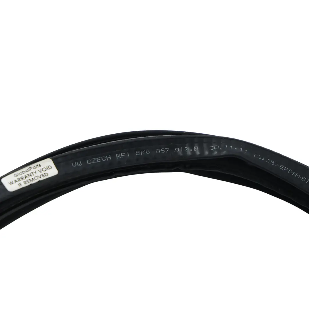 Volkswagen Golf Gti 5k Door Seal Gasket Rubber Rear Left Right N/O/S - SKU 5K6867913B - Part number 5K6867913B
