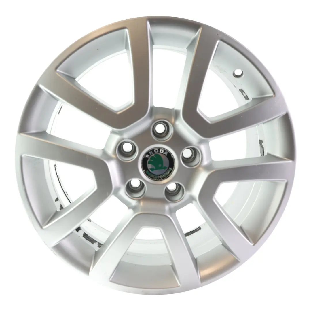 Skoda Yeti 5L Alloy Wheel Rim 17" 7J ET:45 Silver Metallic - SKU 5L0601025H-1 - Part number 5L0601025H