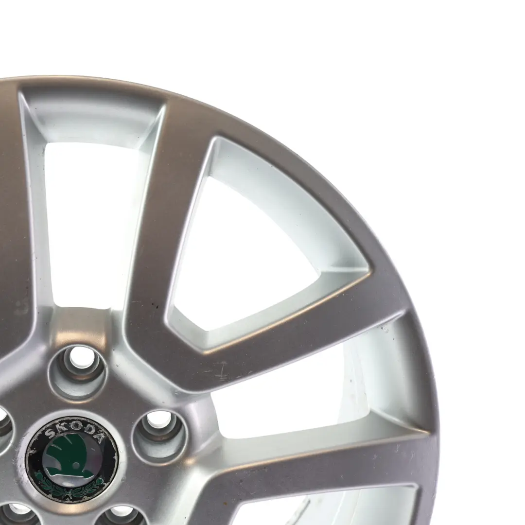 Skoda Yeti 5L Cerchio Lega 17" 7J ET:45 Argento Metallizzato - SKU 5L0601025H-2 - Numero di parte 5L0601025H