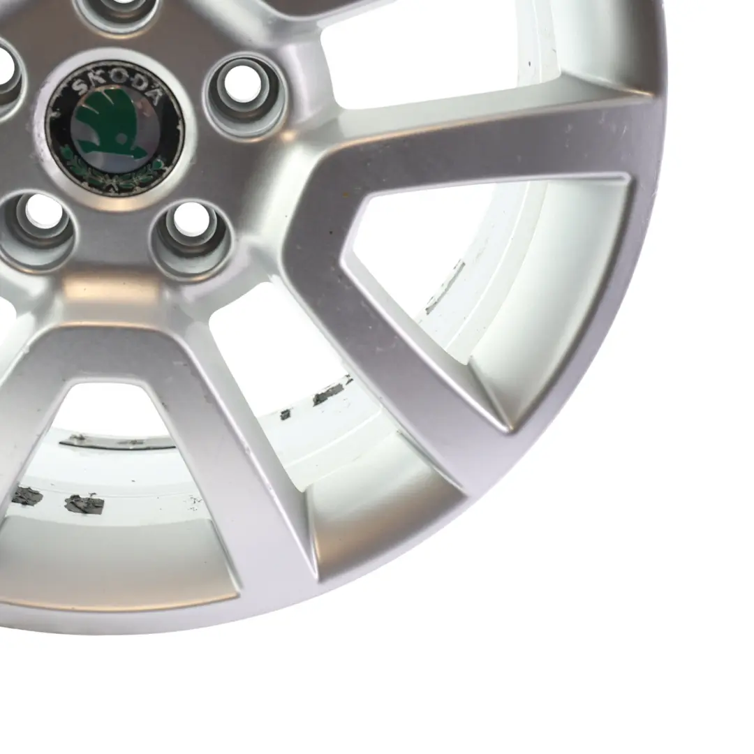 Skoda Yeti 5L Alu Felge 17" 7J ET:45 Silber Metallic - SKU 5L0601025H-2 - Teilenummer 5L0601025H