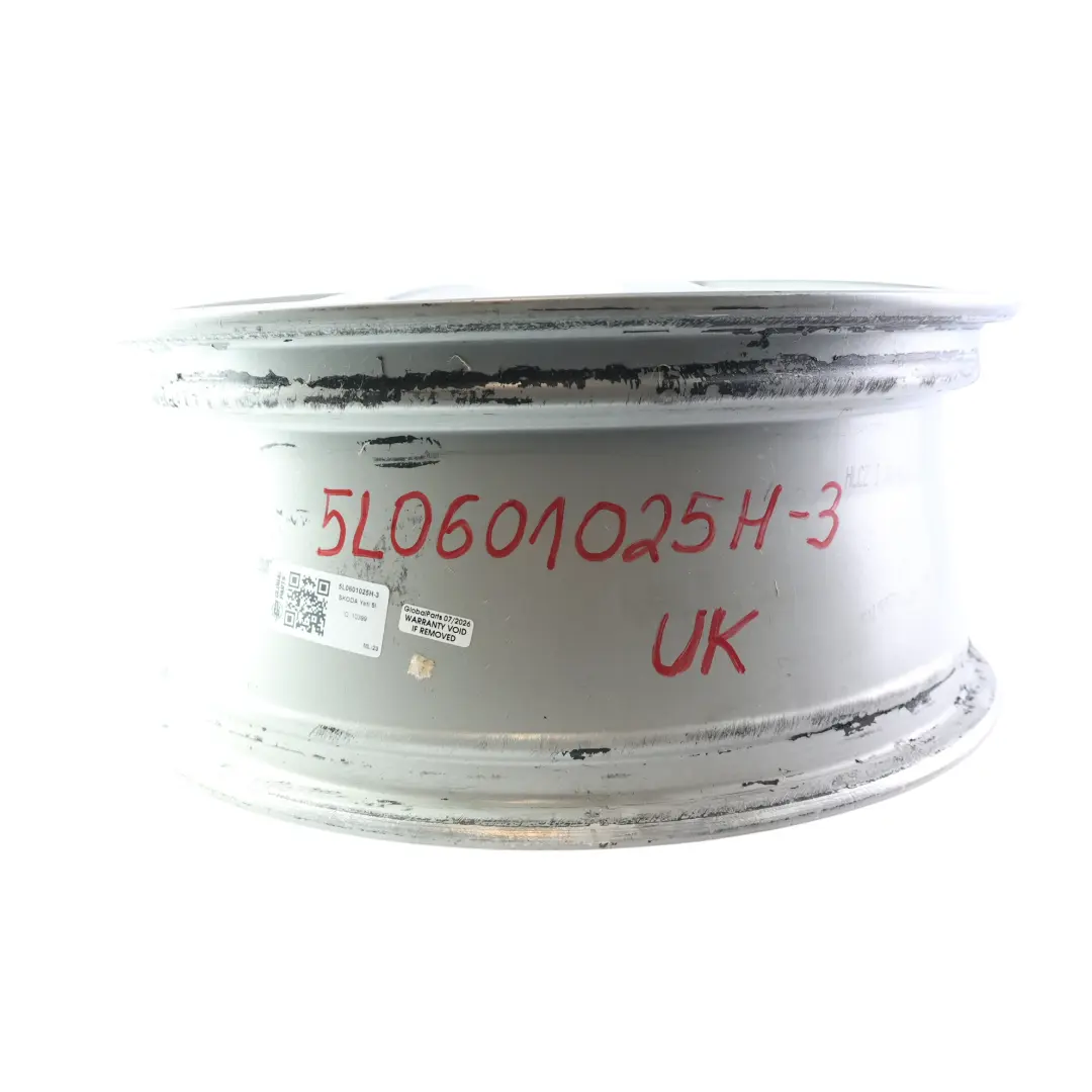 Skoda Yeti 5L Alloy Wheel Rim Silver Metallic 17" 7J ET:45 - SKU 5L0601025H-3 - Part number 5L0601025H