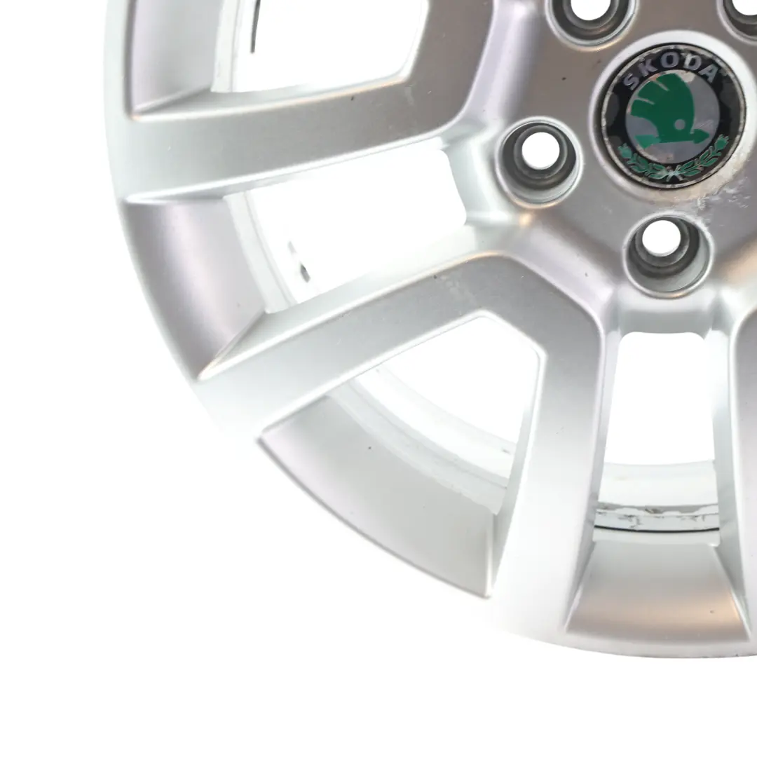 Skoda Yeti 5L Alloy Wheel Rim Silver Metallic 17" 7J ET:45 - SKU 5L0601025H-3 - Part number 5L0601025H