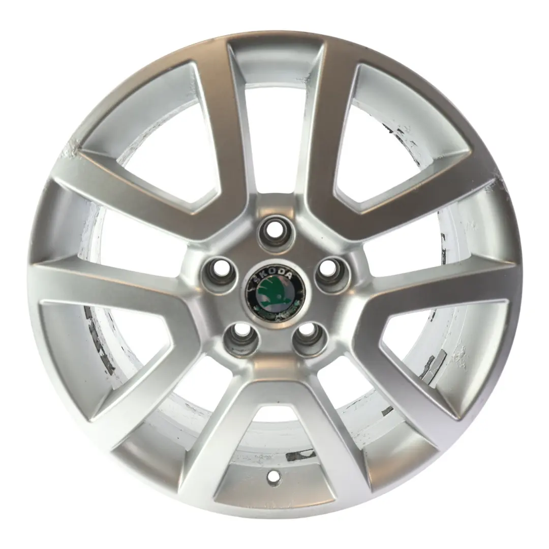 Skoda Yeti 5L Alloy Wheel Rim Silver Metallic 17" 7J ET:45 - SKU 5L0601025H-4 - Part number 5L0601025H