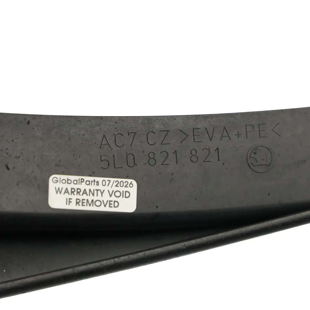Mud Flap Guard Panel Trim Mount Left N/S to Skoda Yeti 5L Rear with Part number 5L0821821 Skoda Yeti 5L Rear Mud Flap Guard Panel Trim Mount Left N/S - SKU 5L0821821 - Part number 5L0821821