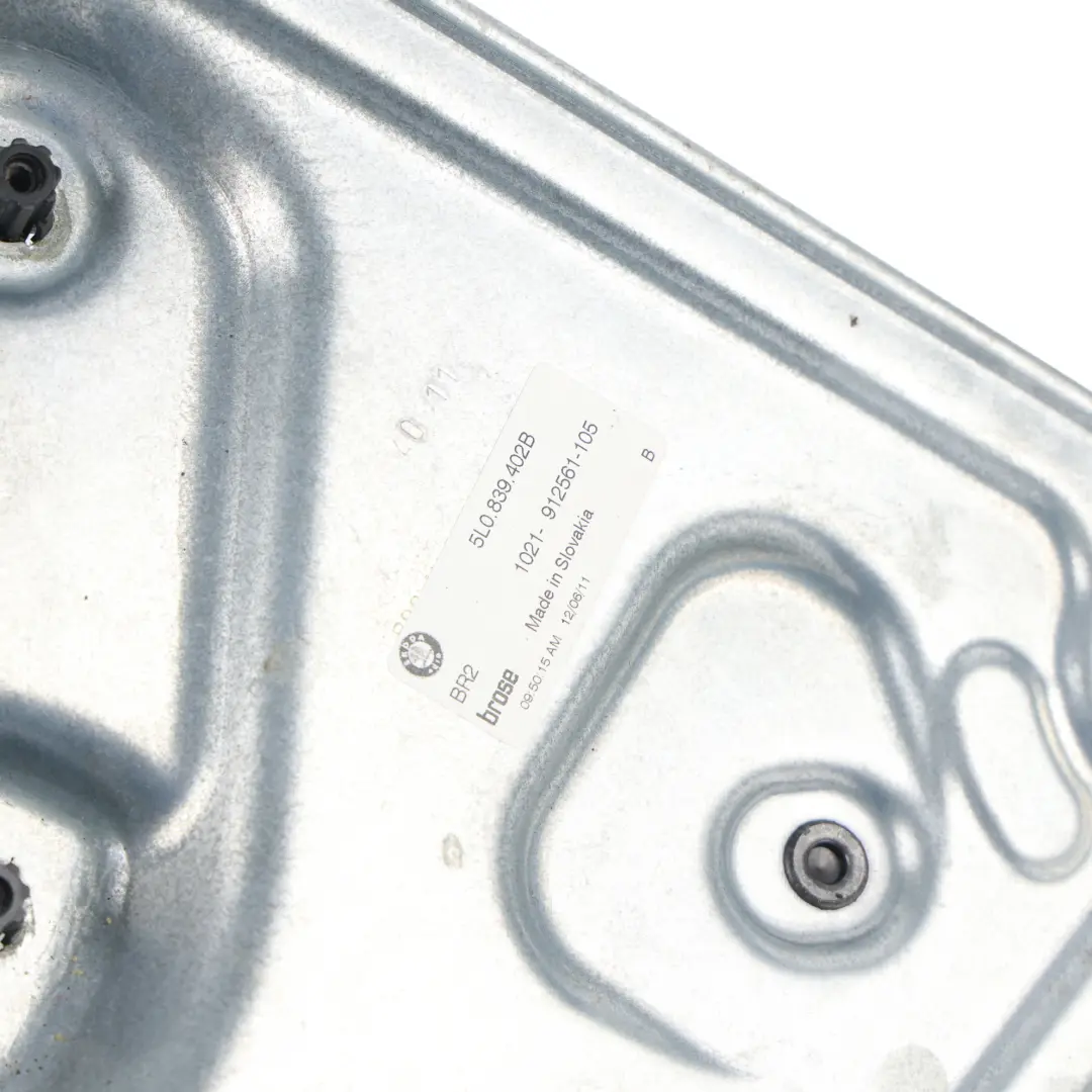 Skoda Yeti 5L Lève-Vitre Régulateur Arrière Droit - SKU 5L0839402B - Numéro de pièce 5L0839402B