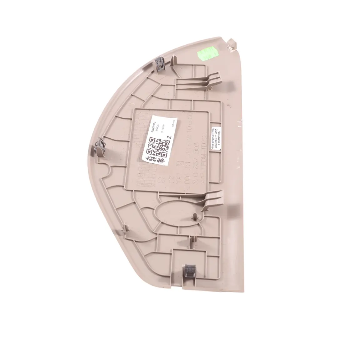 Copertura Pannello Cruscotto Sinistra Beige Sabbia per Skoda Yeti 5L con numero di parte 5L0857503 Skoda Yeti 5L Copertura Pannello Cruscotto Sinistra Beige Sabbia - SKU 5L0857503 - Numero di parte 5L0857503